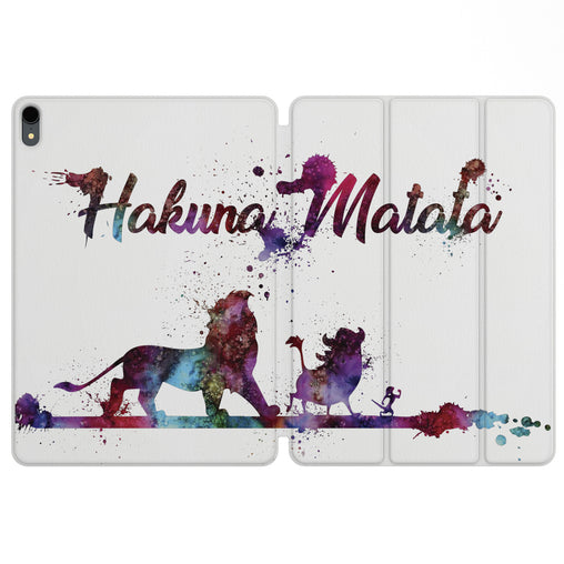 Lex Altern Magnetic iPad Case Hakuna Matata for your Apple tablet.