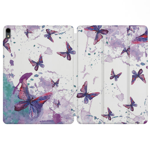 Lex Altern Magnetic iPad Case Butterfly Watercolor for your Apple tablet.