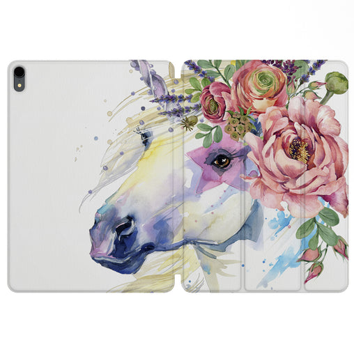 Lex Altern Magnetic iPad Case Unicorn Horse for your Apple tablet.