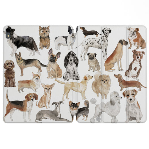 Lex Altern Magnetic iPad Case Dog Pattern for your Apple tablet.