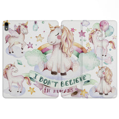 Lex Altern Magnetic iPad Case Cute Unicorn for your Apple tablet.