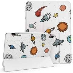 Lex Altern Magnetic iPad Case Cute Space