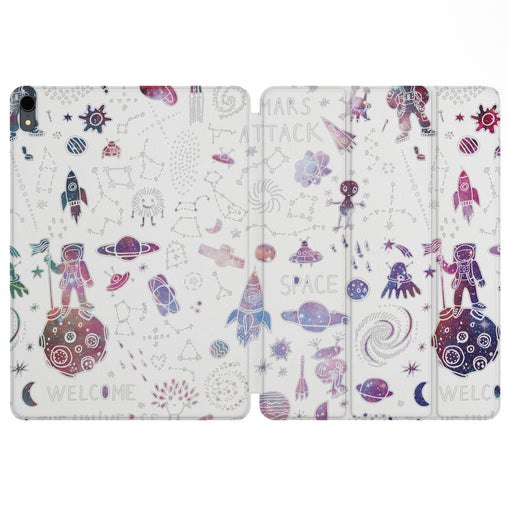 Lex Altern Magnetic iPad Case Space Pattern for your Apple tablet.