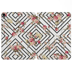 Lex Altern Magnetic iPad Case Floral Geometry for your Apple tablet.
