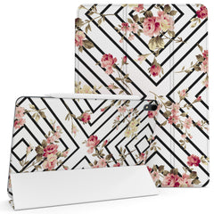 Lex Altern Magnetic iPad Case Floral Geometry