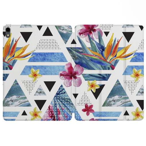 Lex Altern Magnetic iPad Case Tropical Geometry for your Apple tablet.