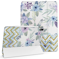 Lex Altern Magnetic iPad Case Zig Zag Flowers
