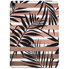 Lex Altern Magnetic iPad Case Striped Leaves