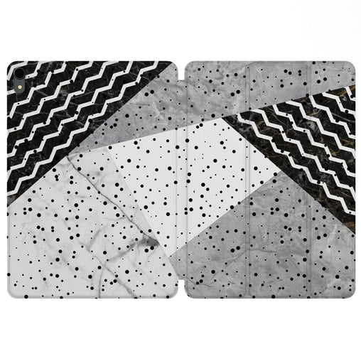 Lex Altern Magnetic iPad Case Black and White for your Apple tablet.
