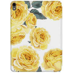 Lex Altern Magnetic iPad Case Yellow Roses