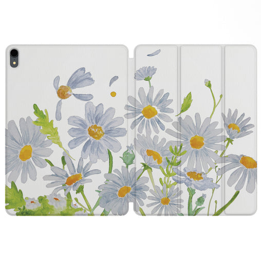 Lex Altern Magnetic iPad Case Garden Daisy for your Apple tablet.