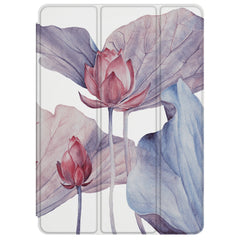 Lex Altern Magnetic iPad Case Tender Pink Lotuses