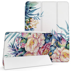 Lex Altern Magnetic iPad Case Watercolor Flowers
