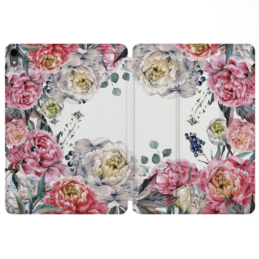 Lex Altern Magnetic iPad Case Roses Garden Theme for your Apple tablet.