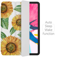 Lex Altern Magnetic iPad Case Colorful Sunflowers