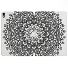 Lex Altern Magnetic iPad Case Black Mandala for your Apple tablet.