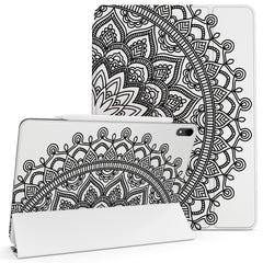 Lex Altern Magnetic iPad Case Black Mandala