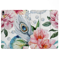 Lex Altern Magnetic iPad Case Vintage Flowers for your Apple tablet.