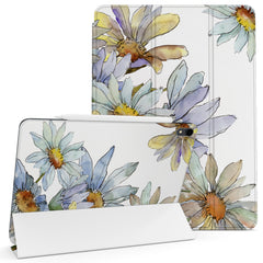 Lex Altern Magnetic iPad Case Watercolor Daisies