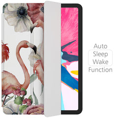 Lex Altern Magnetic iPad Case Flamingo Flowers