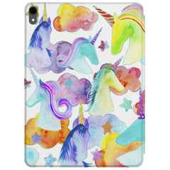 Lex Altern Magnetic iPad Case Colorful Unicorns