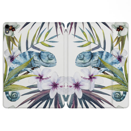 Lex Altern Magnetic iPad Case Tropical Chameleon for your Apple tablet.
