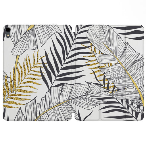 Lex Altern Magnetic iPad Case Golden Leaves for your Apple tablet.