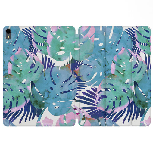 Lex Altern Magnetic iPad Case Abstract Monstera for your Apple tablet.