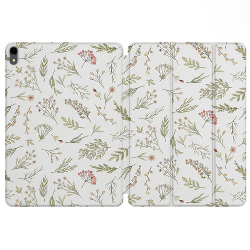Lex Altern Magnetic iPad Case Tender Wildflowers for your Apple tablet.