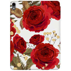 Lex Altern Magnetic iPad Case Red Roses Theme