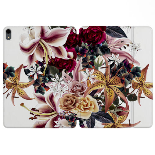 Lex Altern Magnetic iPad Case Amazing Lilies for your Apple tablet.