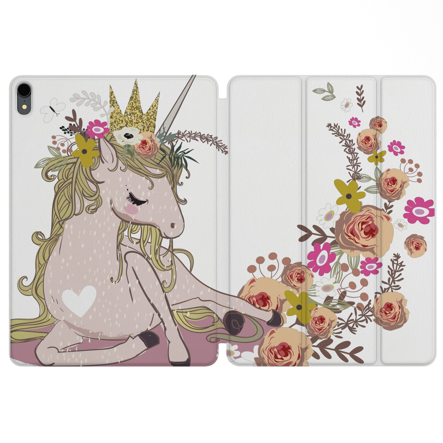 Lex Altern Magnetic iPad Case Adorable Unicorn for your Apple tablet.