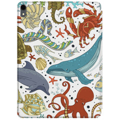 Lex Altern Magnetic iPad Case Ocean Animals Print