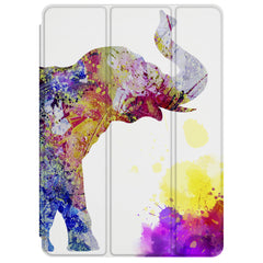 Lex Altern Magnetic iPad Case Colorful Elephant