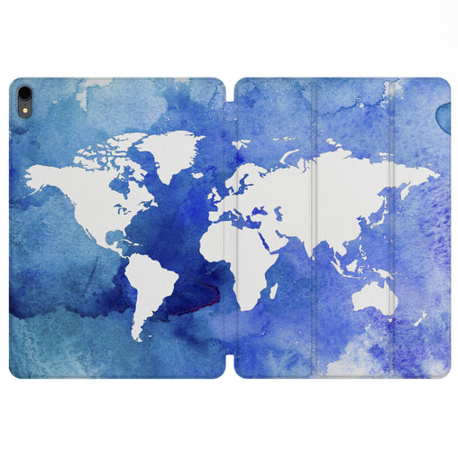 Lex Altern Magnetic iPad Case Earth Map for your Apple tablet.