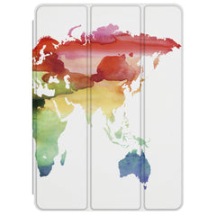 Lex Altern Magnetic iPad Case Colorful Map