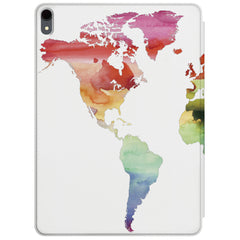 Lex Altern Magnetic iPad Case Colorful Map