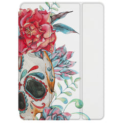 Lex Altern Magnetic iPad Case Colorful Floral Skull