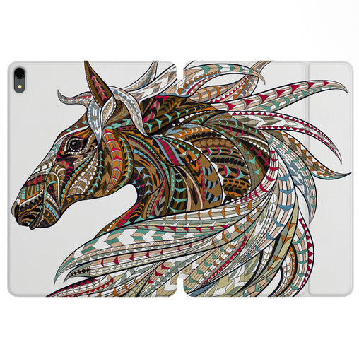 Lex Altern Magnetic iPad Case Indian Horse for your Apple tablet.