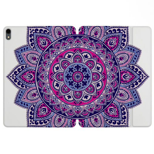 Lex Altern Magnetic iPad Case Bright Pink Mandala for your Apple tablet.
