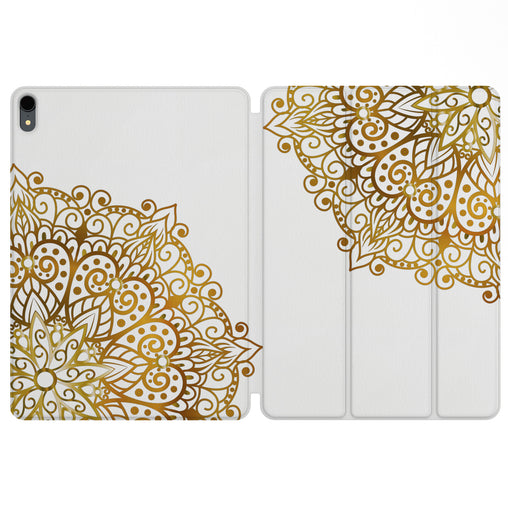 Lex Altern Magnetic iPad Case Gentle Mandala for your Apple tablet.