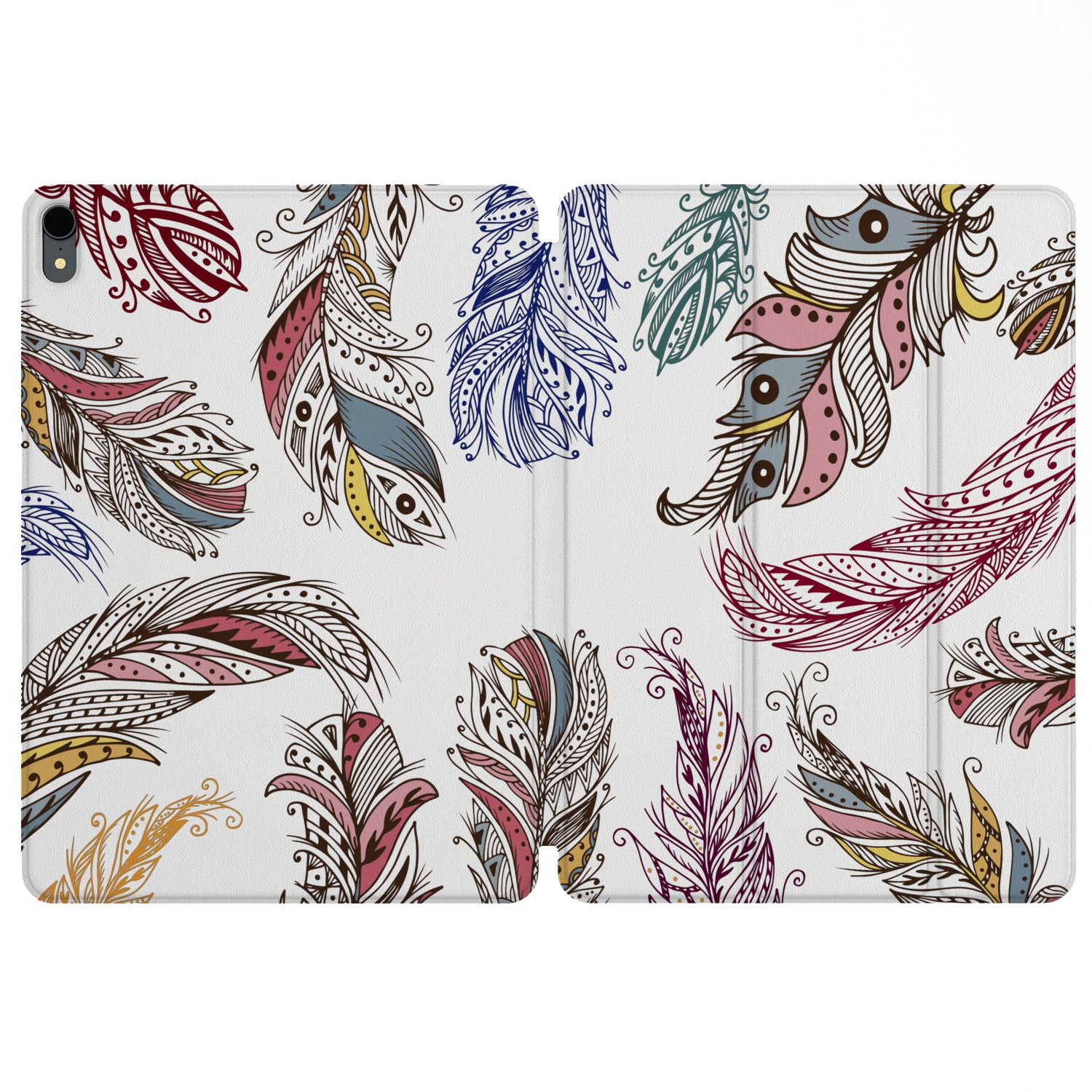 Lex Altern Magnetic iPad Case Amazing Feathers for your Apple tablet.