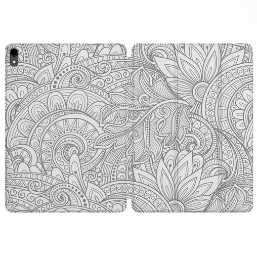 Lex Altern Magnetic iPad Case Mandala Lotus Theme for your Apple tablet.