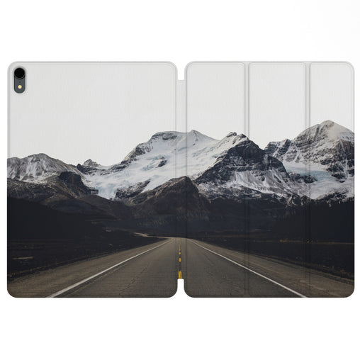 Lex Altern Magnetic iPad Case Mountain Road for your Apple tablet.