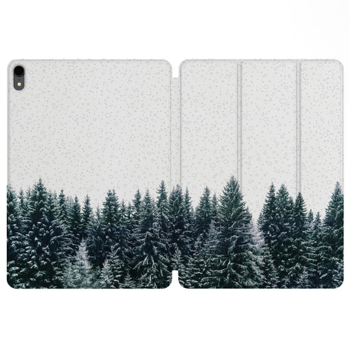Lex Altern Magnetic iPad Case Winter Forest for your Apple tablet.