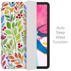 Lex Altern Magnetic iPad Case Colorful Plants