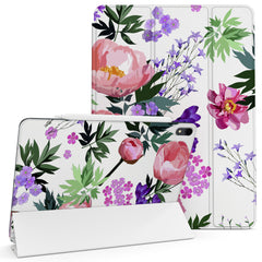 Lex Altern Magnetic iPad Case Peony Bouquets
