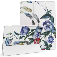 Lex Altern Magnetic iPad Case Floral Feathers