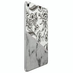 Lex Altern Magnetic iPad Case Marble Flowers