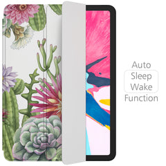 Lex Altern Magnetic iPad Case Floral Cactus